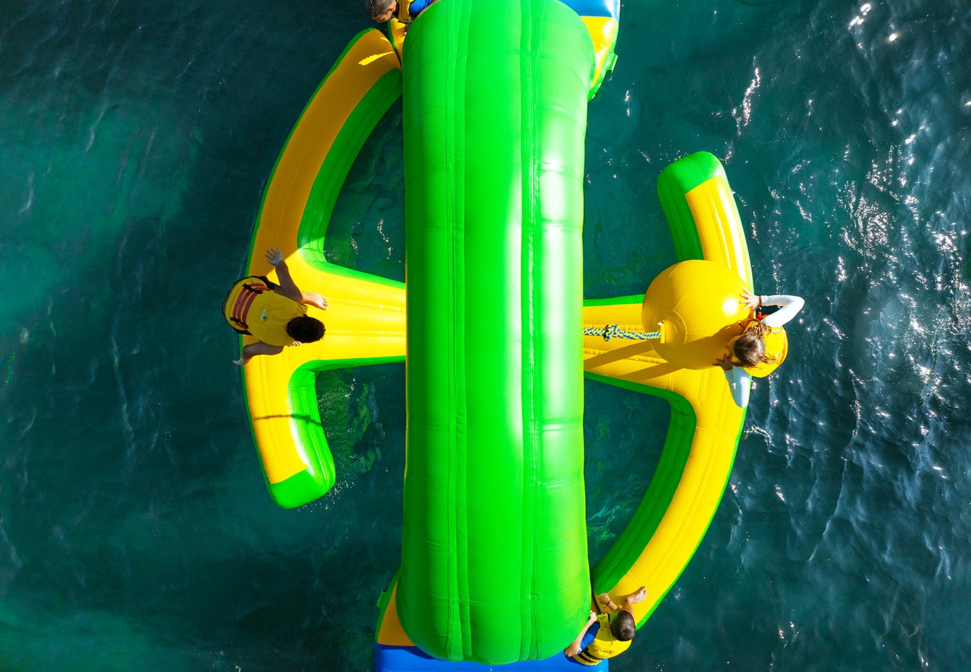 Summer atmosphere at Aquapark Crots