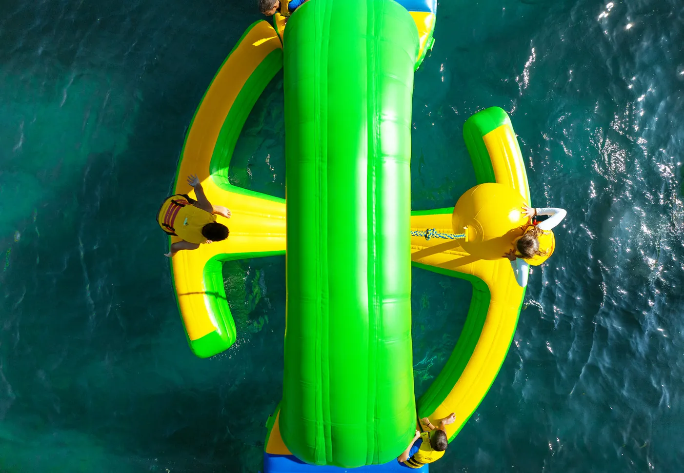 Summer atmosphere at Aquapark Crots
